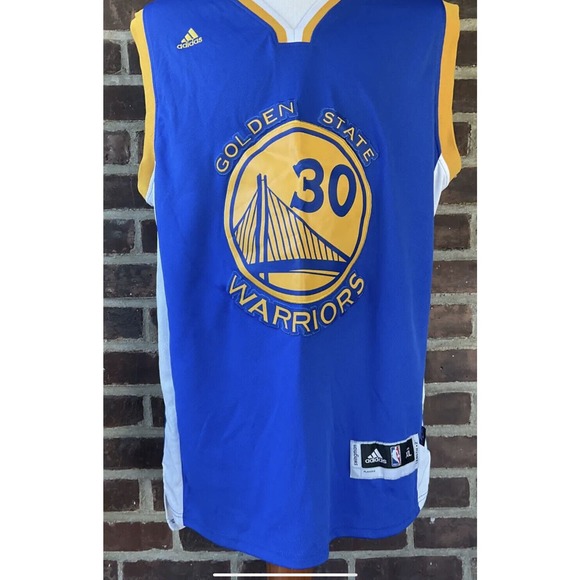 Adidas Golden State Warriors Steph Curry Stitched Jersey Size XL - Picture 3 of 9